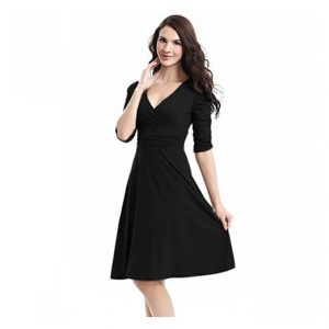 V-Neck Casual Party Dress