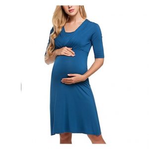 Women’s Short Sleeve Maternity Dress